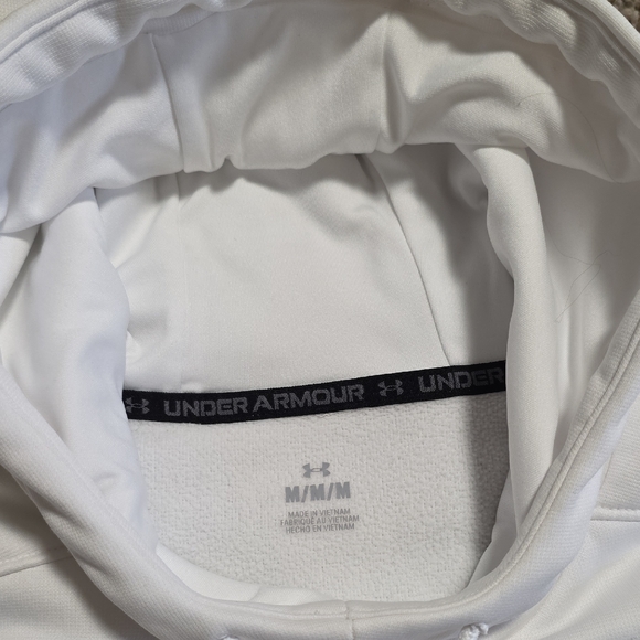 kids white hoodie under armour - Picture 4 of 8